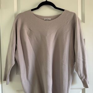 Lavender Scoop Neck Sweater